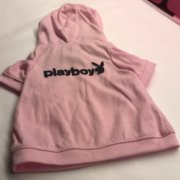 PLAYBOY Other - Pink black playboy doggie shirt hoodie sweatshirt